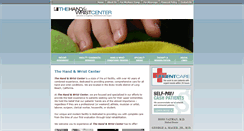 Desktop Screenshot of handwristcenter.com
